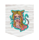 Grey "Tasty Waves" Triblend Unisex Pocket Tee