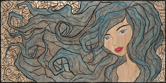 Mermaid Eyes Poster Print