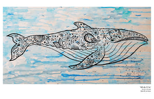 Whale I'll Be Poster Print
