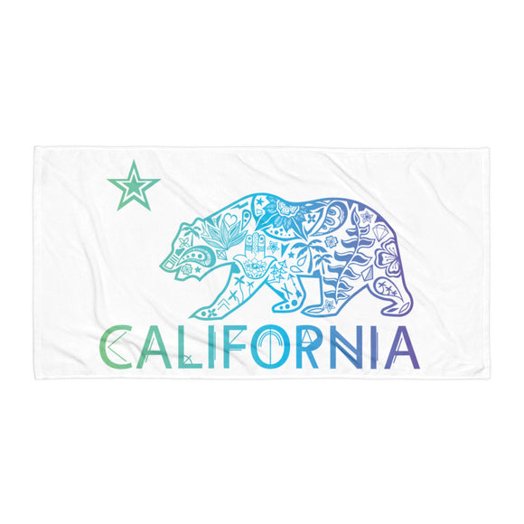 Boho Cali Bear Towel